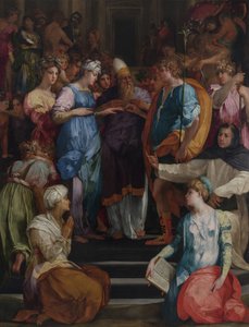 聖母マリアの結婚、1523 作： Rosso Fiorentino