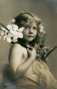女の子、c1911。 作： Rotary Photo
