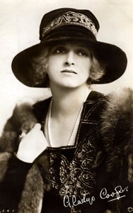 グラディスクーパー1888〜1971年、英国の女優、20世紀初頭。 作： Rotary Photo