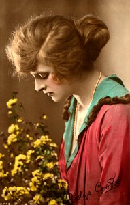 グラディスクーパー1888〜1971年、英国の女優、20世紀初頭。 作： Rotary Photo