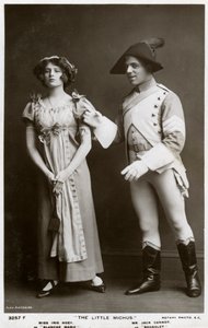 アイリスホーイとジャックキャンター、イギリスの俳優、c1908。