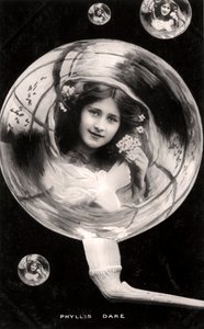 フィリスデア1890〜1975年、イギリスの女優、1907年。 作： Rotary Photo