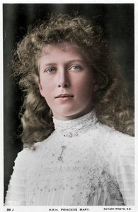 イギリスのメアリー王女、c1910s 作： Rotary Photo