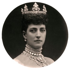 アレクサンドラ女王1844-1925、19世紀後半のエドワード7世王の配偶者。 作： Rotary Photo
