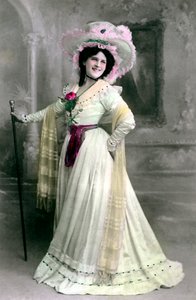 Zena Dare 1887-1975、イギリスの女優、1906年。 作： Rotary Photo