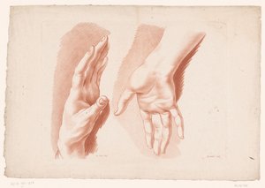両手 自然からの描画の原則、パート 8 (シリーズ タイトル) VIIIe Cahier de Principes du Dessin d