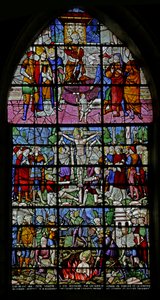 聖デニスの生涯の場面を描いた窓、1530年〜40年 作： Rouen School