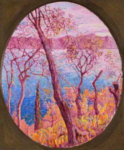 海の木々、1910〜14年頃 作： Rubaldo Merello