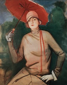 アーティストの妻の肖像 作： Rudolf Kremlicka