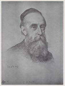 ジョージ・フレデリック・ワッツ（リトグラフ 作： Rudolf Lehmann