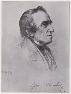 Giacomo Meyerbeer（リトグラフ 作： Rudolf Lehmann