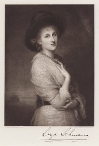 Liza Lehmann（リトグラフ 作： Rudolf Lehmann