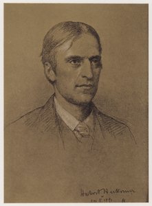 Hubert Herkomer教授（リトグラフ