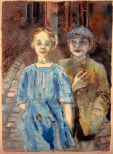 荒廃した若者たち 作： Rudolf Schlichter