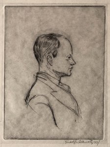 肖像画。 作： Rudolf Schwartz