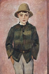 カントリーボーイ、1928年頃（キャンバスに油彩） 作： Rudolf Vejrych