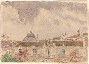 ベルヴェデーレ宮殿、ウィーン 作： Rudolf von Alt