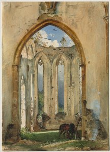 教会の廃墟 作： Rudolf von Alt