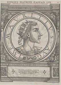 東ローマ皇帝モーリス（プリント） 作： Rudolph Wyssenbach