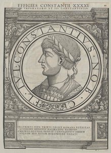 ローマ皇帝コンスタンティウス2世（版画）