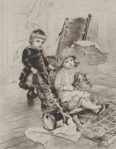 馬車の中の女性（ドライポイント） 作： Rudolphe Ernst