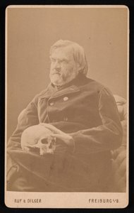 Alexander Ecker 1816-1887 の肖像画、1870 年代頃。 作： Ruf and Dilger