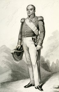 ジョルジュ・ムートン、ロバウ伯、1804年、1839年。 作： Ruhiere
