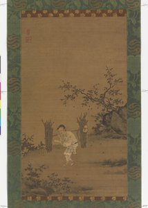朱マイチェン、1450年頃（シルクにインクと色） 作： Rui Shi