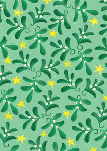 グリーンクリスマスパターン、2016（ 作： Runa Anastasiya Rudaya