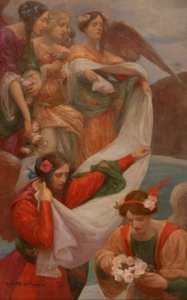 天使の降臨 作： Rupert Bunny