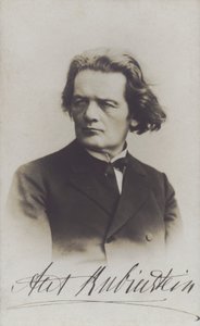 アントン・ルービンシュタイン（ロシアの作曲家、指揮者、ピアニスト）（モノクロ写真 作： Russian Photographer (after)