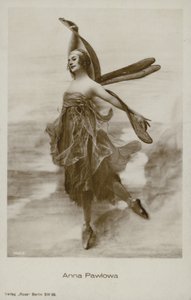 アンナ・パブロワ（ロシアのプリマ・バレリーナ）（モノクロ写真 作： Russian Photographer