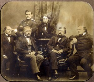 Leon Tolstoi (1828-1910) et Dmitri Grigorovitch (1822-1900) - アシス、Ivan Alexandrovitch Gontcharov (1812-1891)、Ivan Sergeyevich Tourgueniev (Turgenev、Tourguenieff ou Tourgueneff) (1818-1883)、Alexander Vasilievich Drushinin (Druzhinin) ( 1824-1864) 他 作： Russian Photographer