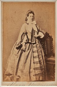 Marie Nikolaievna de Russie (1819-1876) - ロシアの大公マリア・ニコラエヴナ (1819-1876)、ロイヒテンベルク公爵夫人、匿名。 アルブミンの写真 作： Russian Photographer