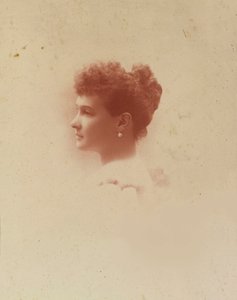 Marie Pavlovna de Russie - ロシアの大公マリア・パブロフナ (1854-1920)、匿名。 シルバーゼラチン写真
