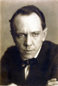 俳優、監督、作家ミハイル・アレクサンドロヴィチ・チェーホフ（1891-1955）の肖像