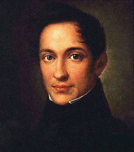 アレクサンドル・ヘルツェンの肖像（1812-1870） 作： Russian School