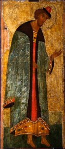 聖王子ボリス、15世紀。 作： Russian icon.