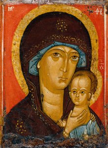 ペトロフスカヤの聖母、14世紀。 作： Russian icon.