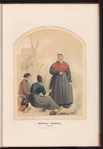 オーファーアイセルのオルデンザールの伝統衣装、1857年 オーファーアイセル県。 Oldenzaal / XXXIII (オブジェクトのタイトル)