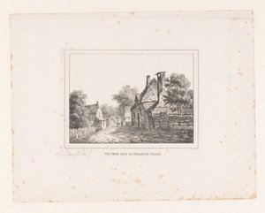 フェルセン村の眺め Vue Prize dans le village de Velsen (オブジェクトのタイトル) 作： S.F. Sanders