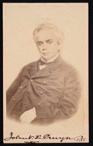 John V. L. John VanSchaick Lansing Pruyn 1811-1877 の肖像、1877 年以前。 作： SJ Thompson