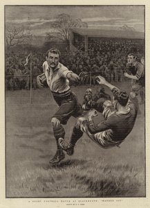 ブラックヒースでのラグビーサッカーの試合