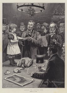 クリスマスガチョウのラッフル