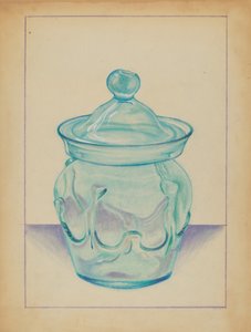 ガラス容器 作： S. Brodsky