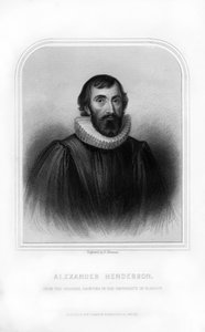 アレクサンダーヘンダーソン、スコットランドの神学者、1870年。 作： S. Freeman