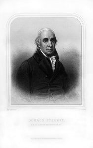スコットランドの哲学者デュガルドスチュワート、1870年 作： S. Freeman