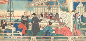横浜の外国商人の本拠地、1861 年 9 月。