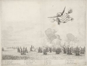 パライバでのポルトガル艦隊との 3 回目の交戦、1640 年 作： Salomon Savery