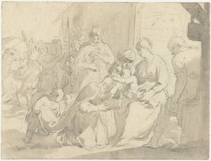 王たちの崇拝 作： Salomon de Bray (attributed to)